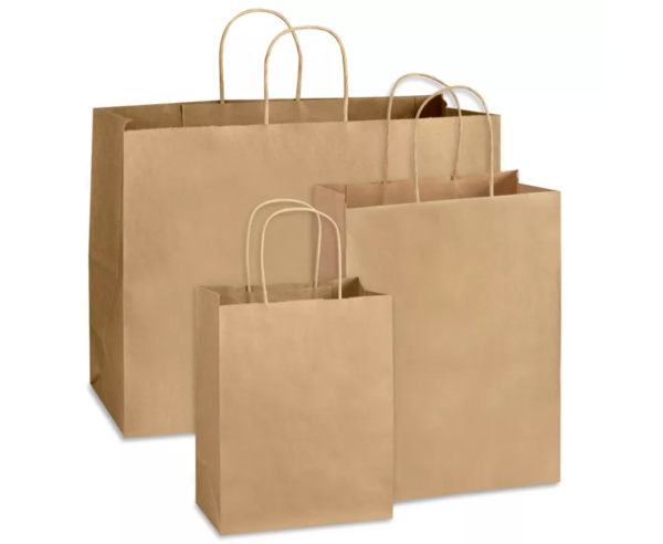 Kraft Shopping Bags Image