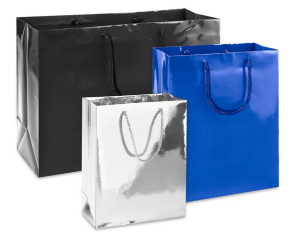 High Gloss & Metallic Shopping Bags